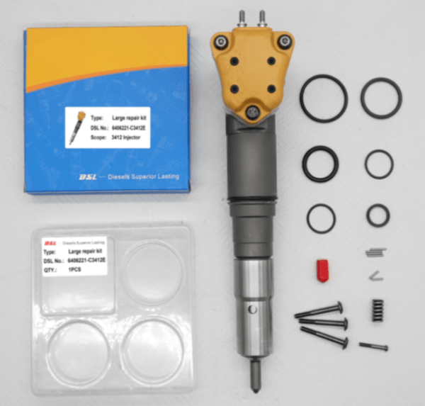 Common Rail Fuel Injector Large Repair kit 6406221 For CAT C3412E